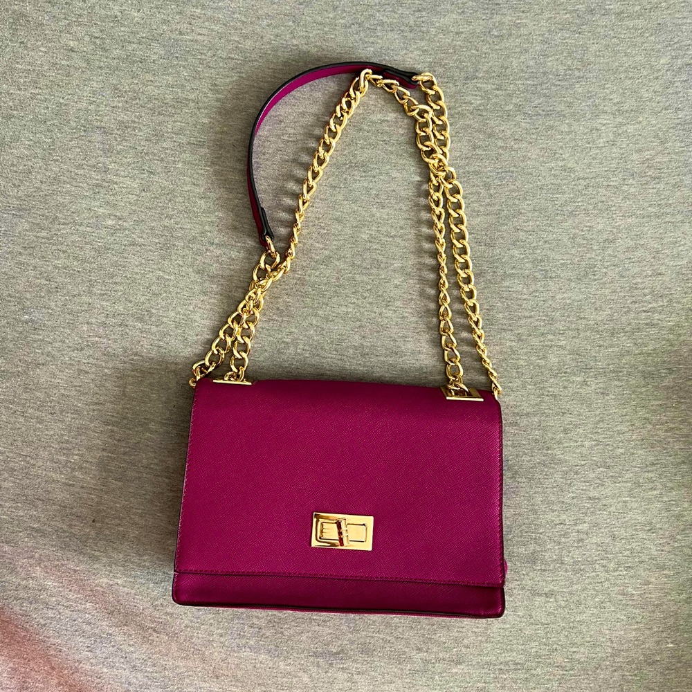 Magenta Crossbody/shoulder bag